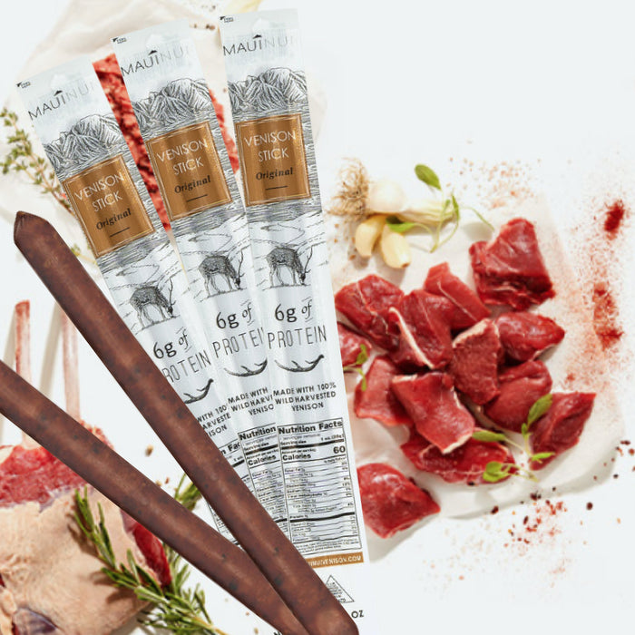 Maui Nui Venison Original Sticks - 3 pack