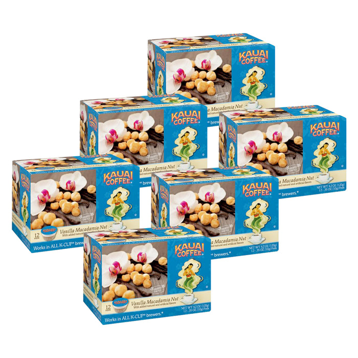 Kauai Coffee Vanilla Macadamia Nut K-Cup