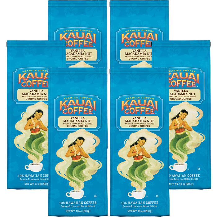 Kauai Coffee Vanilla Macadamia Nut Ground