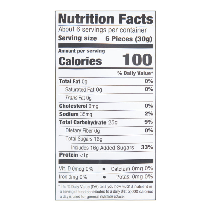 Kiwi Peelerz Nutrition Facts