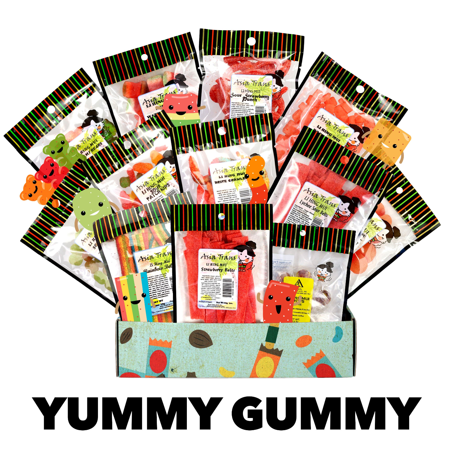 Yummy Gummy Snack Box