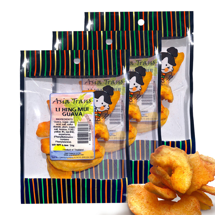Li Hing Mui Guava - 3 pack (3/2.5 oz)