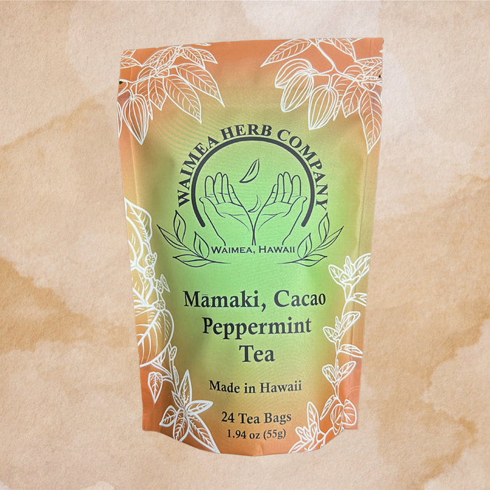 Waimea Herb Company Mamaki Cacao Peppermint Tea