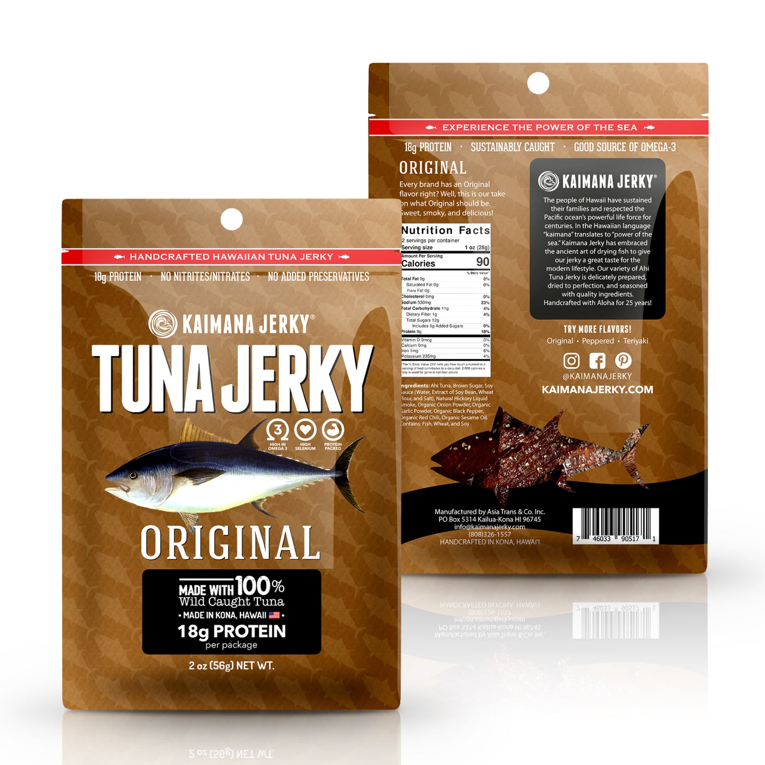 Hawaiian Ahi Tuna Jerky Original SnackHawaii — Snack Hawaii