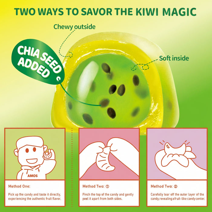 Amos Peelerz Kiwi Peelable Gummy