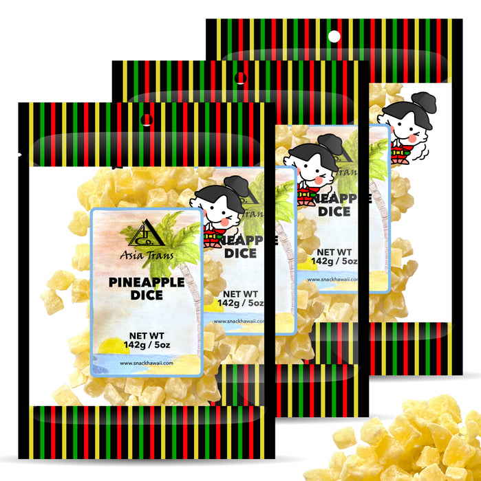 Dried Pineapple Dice