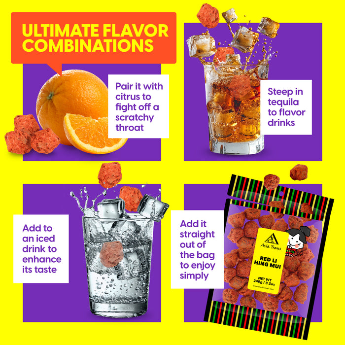 Red Li Hing Mui: Hawaii Snacks