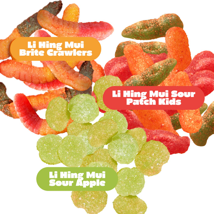 Li Hing Mui Gummy Candy Mini Sampler Variety Pack