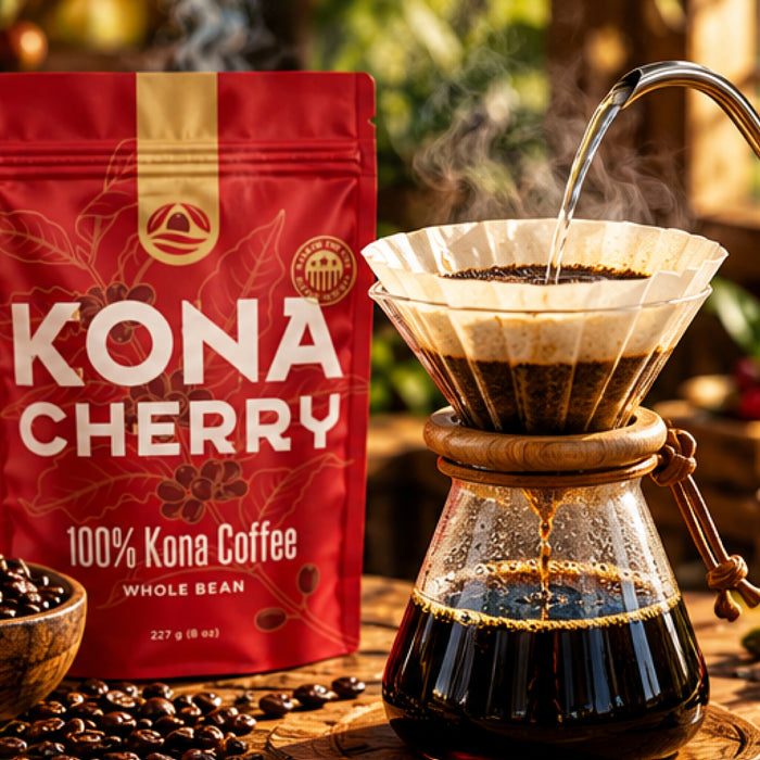 100% kona coffee: Best Hawaiian Coffee pour over
