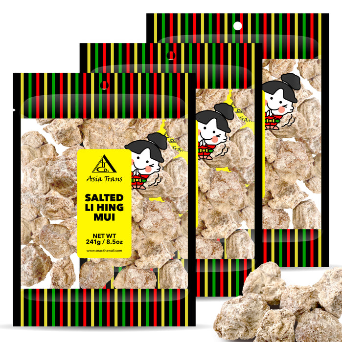 Salted Li Hing Mui (Saladitos) -3 Pack (3/2.5 oz)