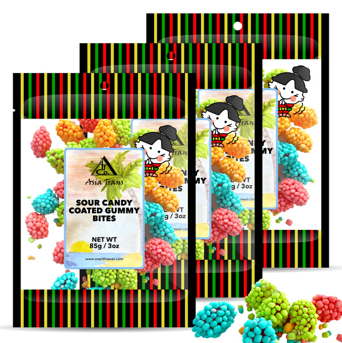 Sour Candy Coated Gummy Bites