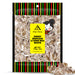 Packaged sweet seedless li hing mui white with colorful label and character illustration on a white background