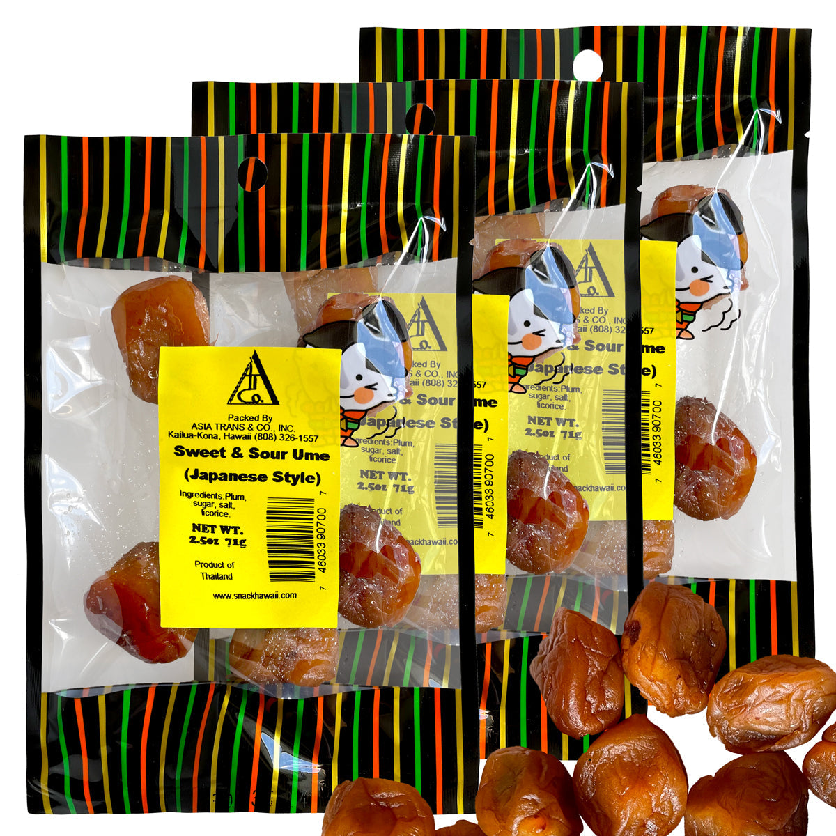 Buy Sweet & Sour Ume at Snack Hawaii Hawaiian Snack