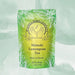 Green tea package with Waimea Herb Company branding on a light green background