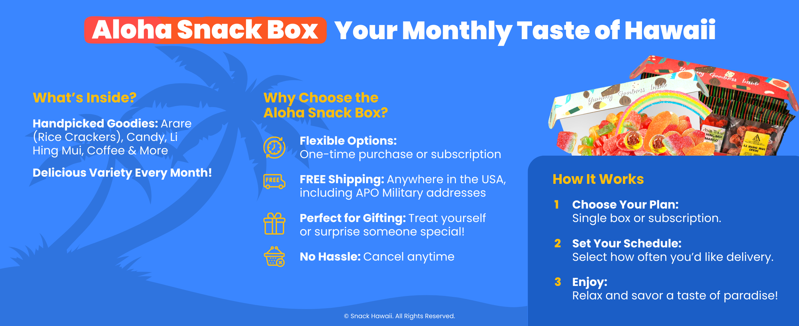 Aloha Snack Box: Your Monthly Taste of Hawaii
