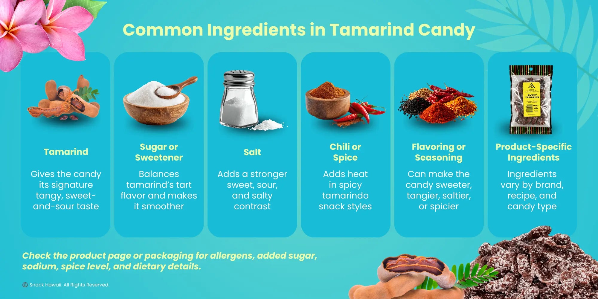 Ingredients Are Commonly Used in Tamarind Candy