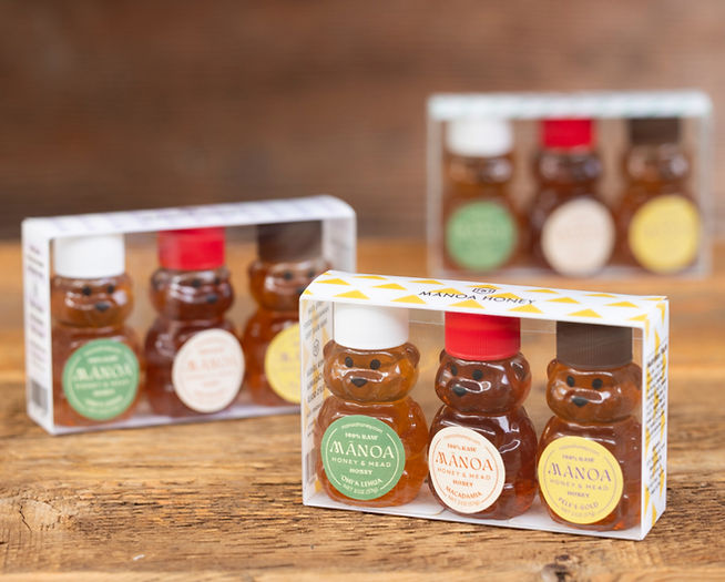 Manoa Honey Co. Gift Set - Three 2 oz bottles