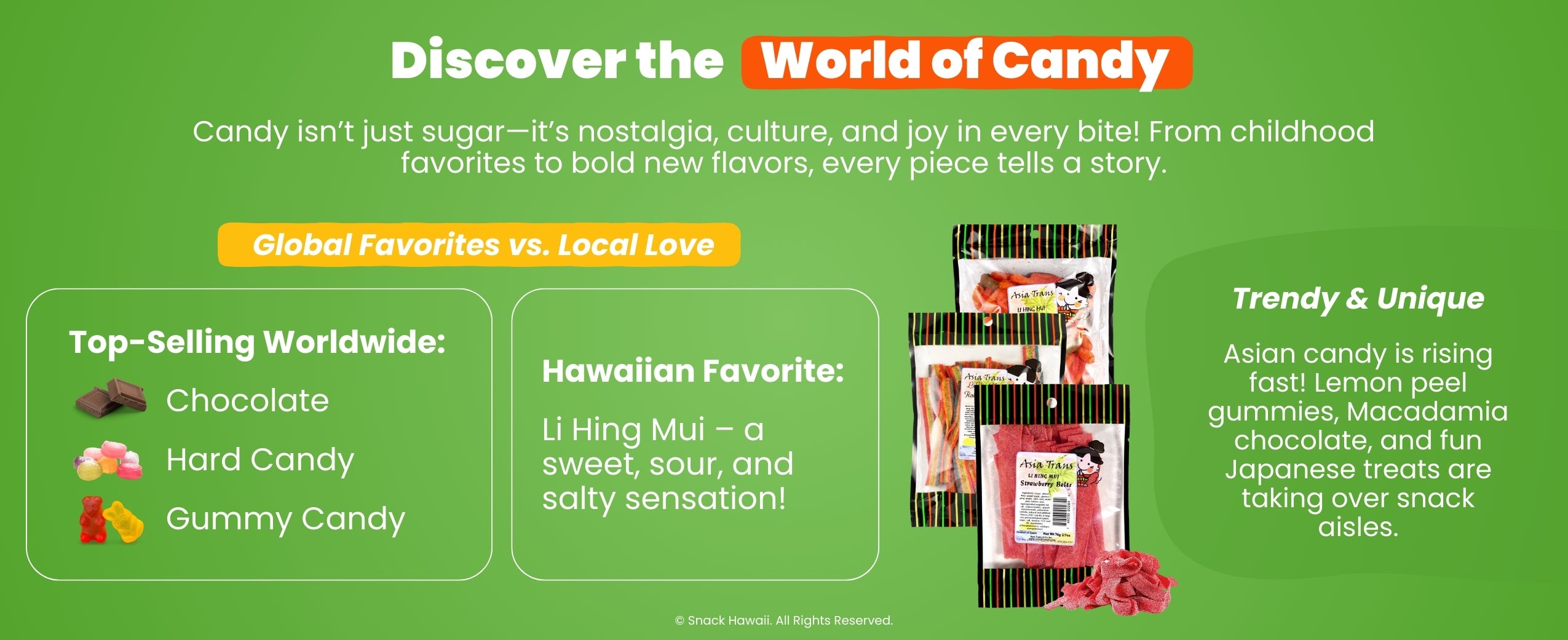 Discover the world of candy