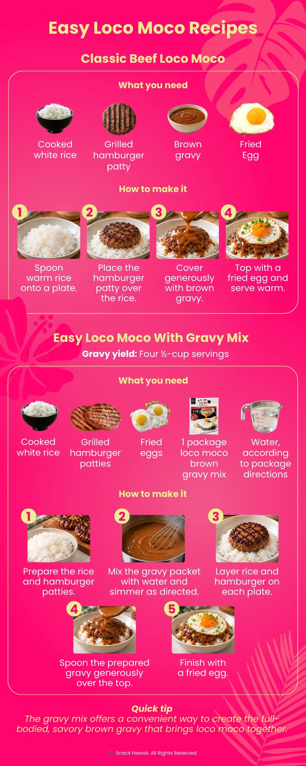 Classic Beef Loco Moco