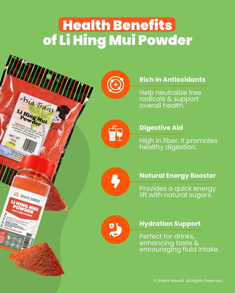 Health Benefits of Li Hing Mui Powder