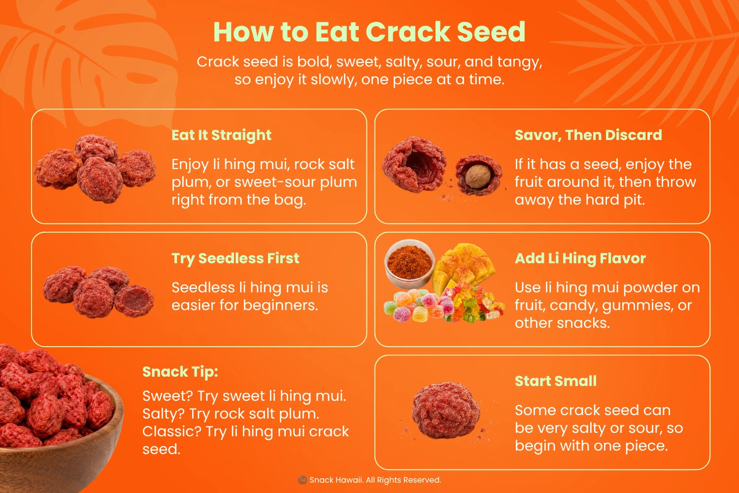 How Do You Eat Crack Seed?