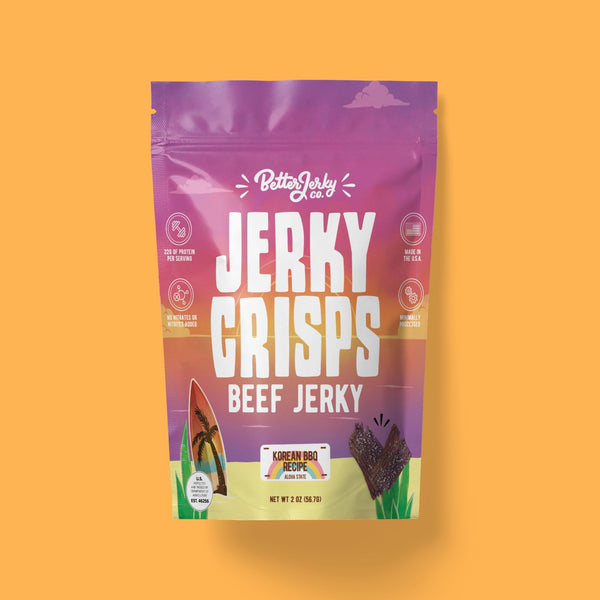 Hawaiian Style Crispy Korean BBQ Beef Jerky Snack Hawaii