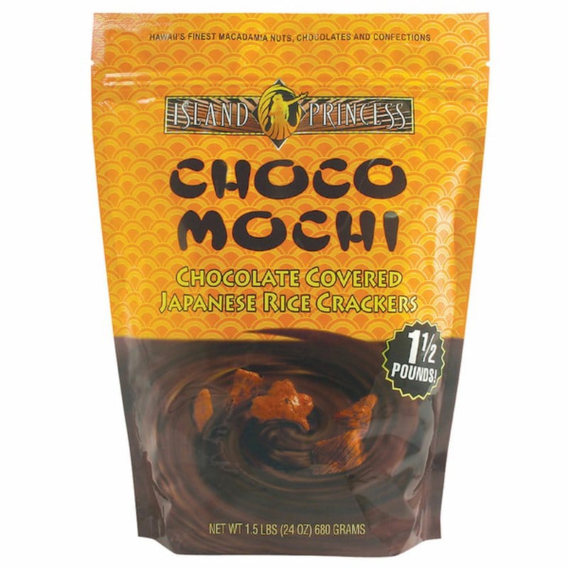 Island Princess Choco Mochi Snack 4.5 oz Bag | Snack Hawaii