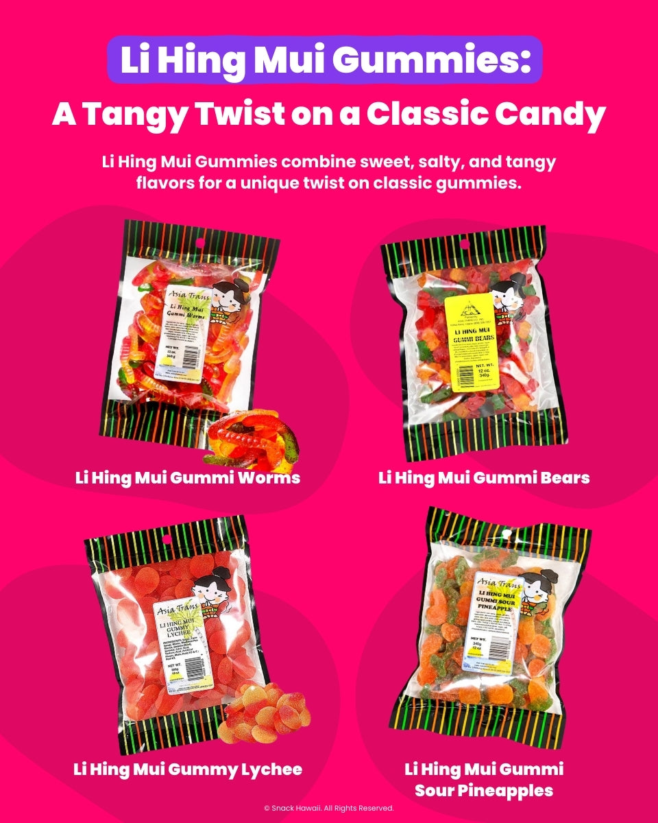 Li Hing Mui Gummies: A Tangy Twist on a Classic Candy