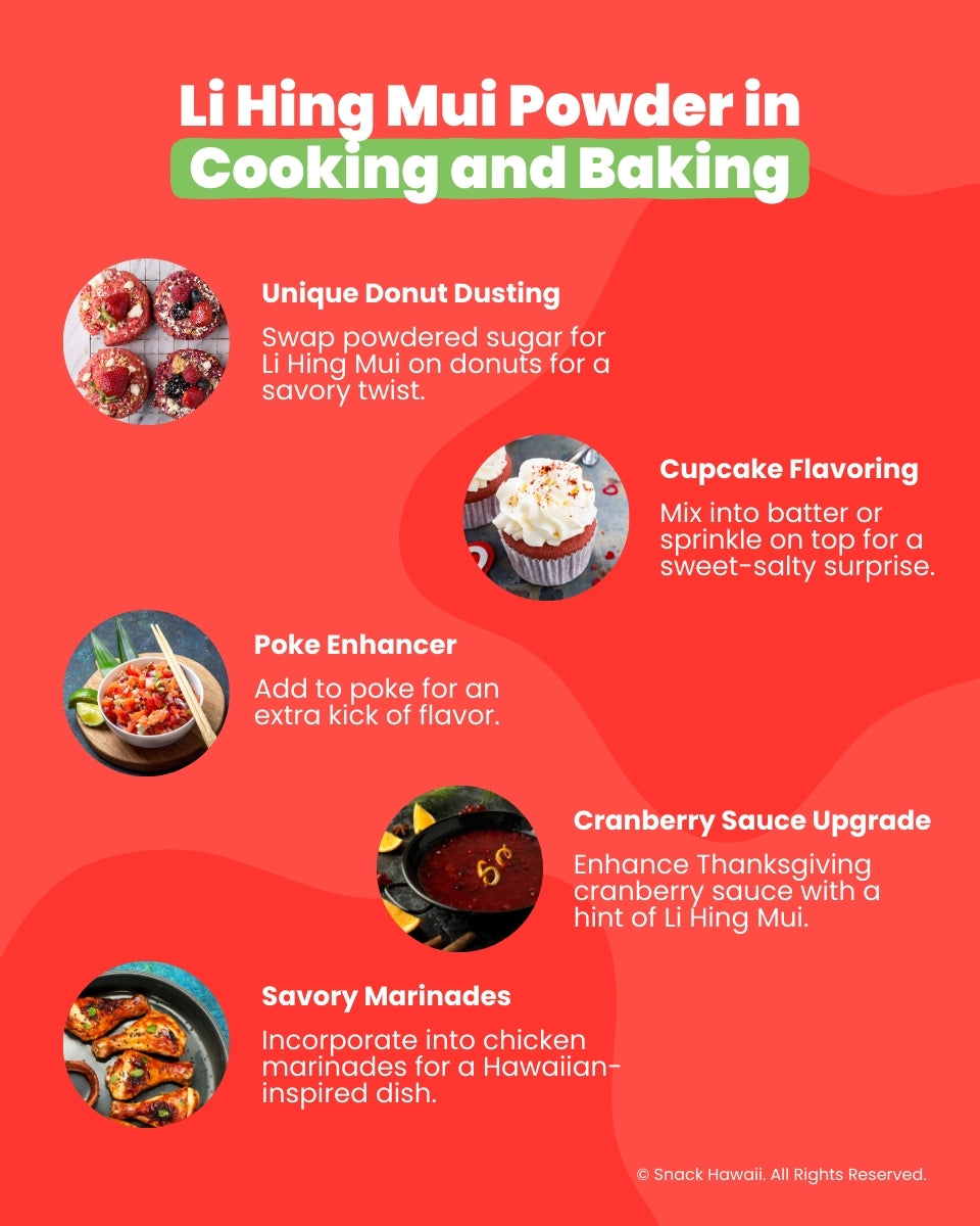 Li Hing Mui Powder in Cooking and Baking