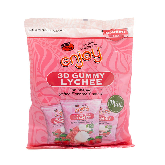 Enjoy 3D Gummy Lychee Fun Paks