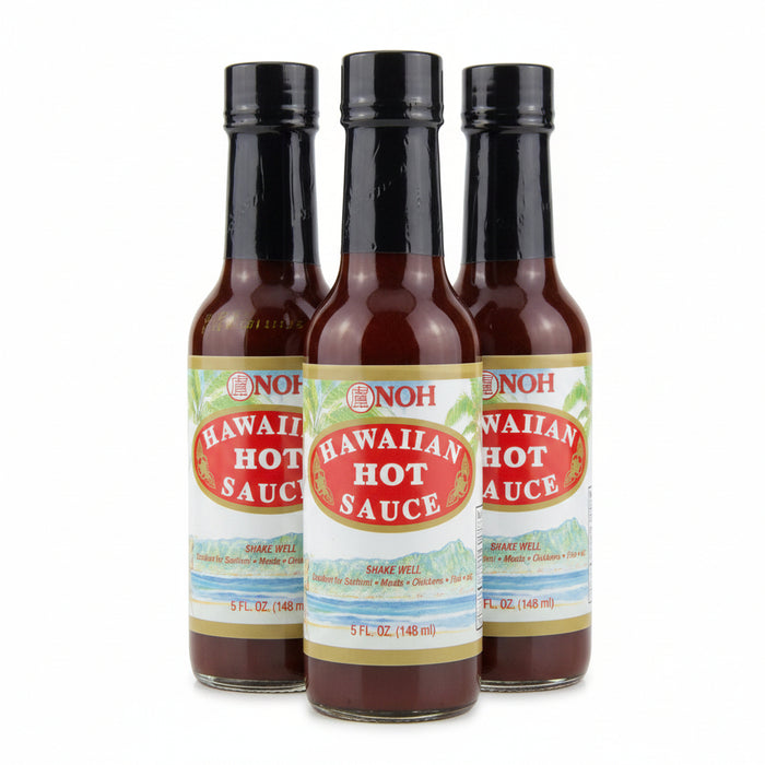 Three pack of Noh Hawaiian Hot Sauce