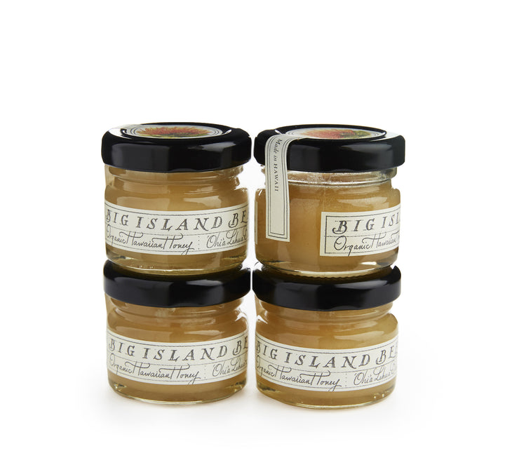 raw organic honey jar