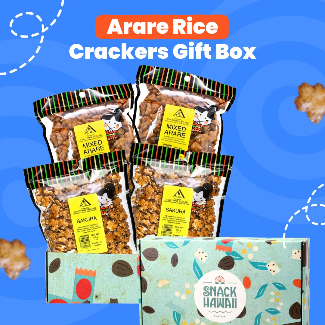 Snack Hawaii Arare Rice Crackers Gift Box