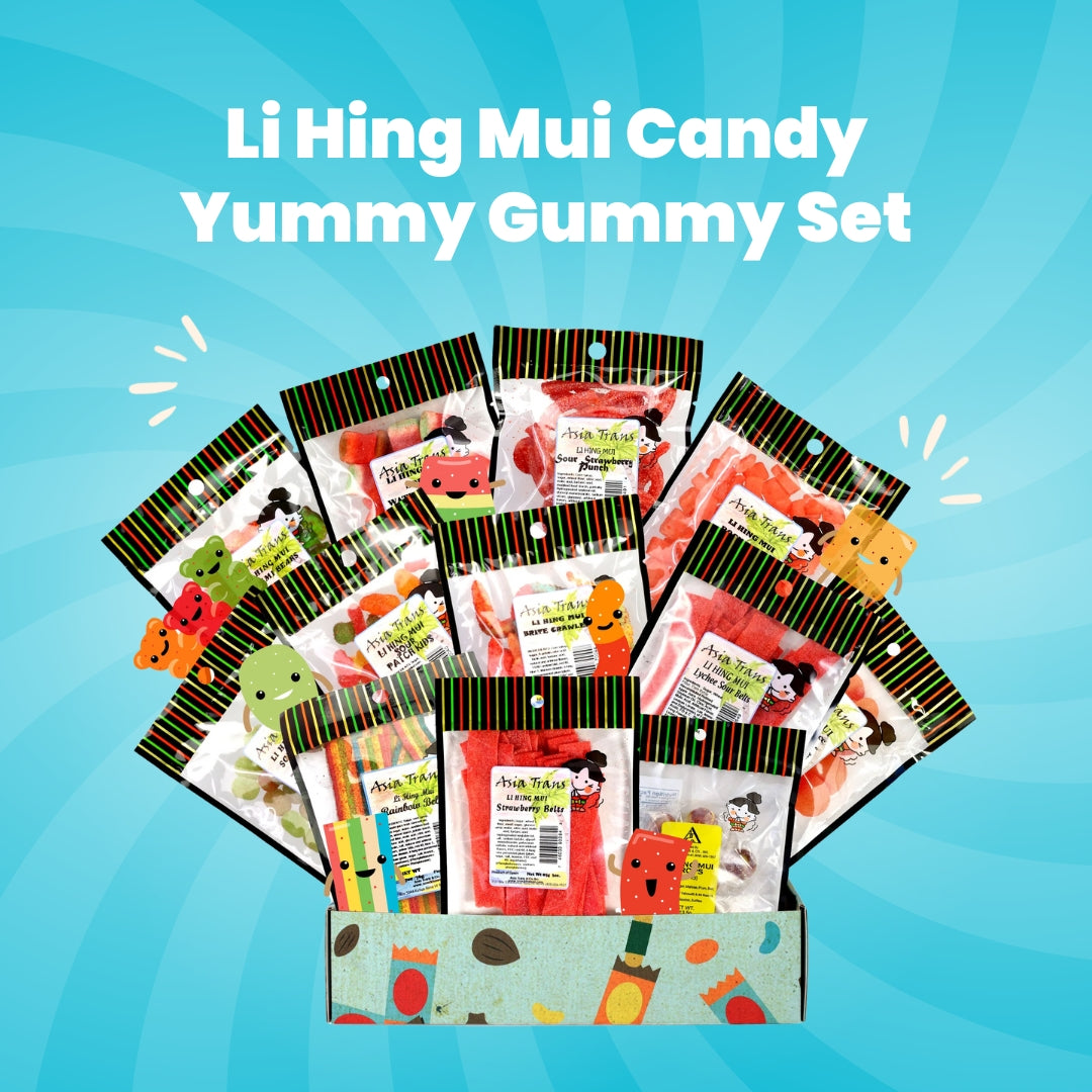 Snack Hawaii Li Hing Mui Candy Yummy Gummy Set