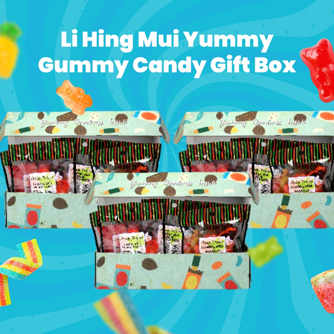 Snack Hawaii Li Hing Mui Yummy Gummy Gift Box