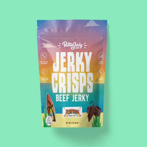 Hawaiian Style Crispy Teriyaki Beef Jerky