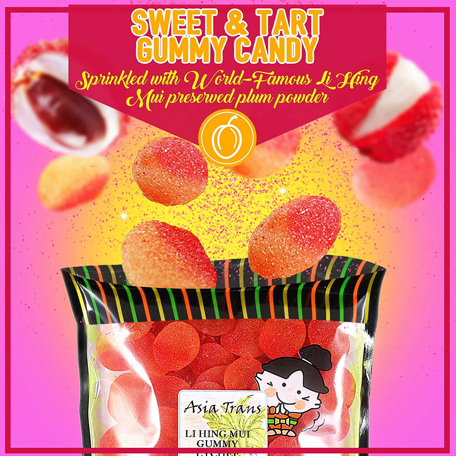 Li Hing Mui Gummy Lychee:  Li Hing Lychee Gummy