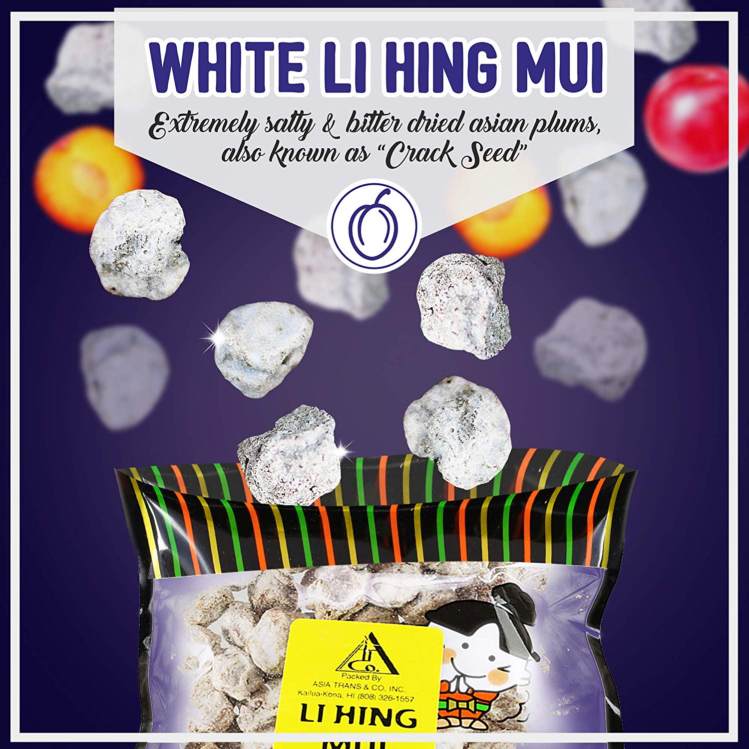 White Li Hing Mui: Best Hawaii Snack