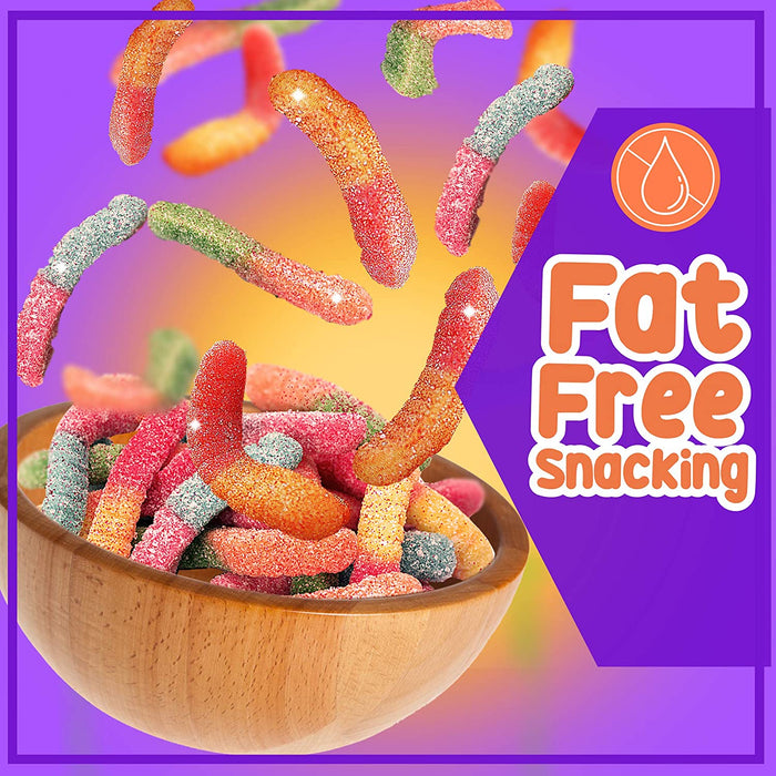 Li Hing Mui Brite Crawlers: Gummy Worms