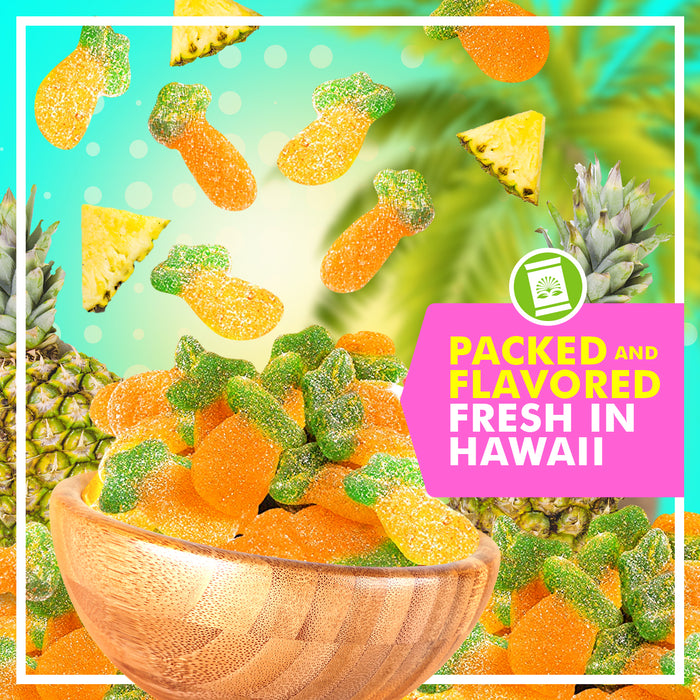 Li Hing Mui Gummi Sour Pineapples