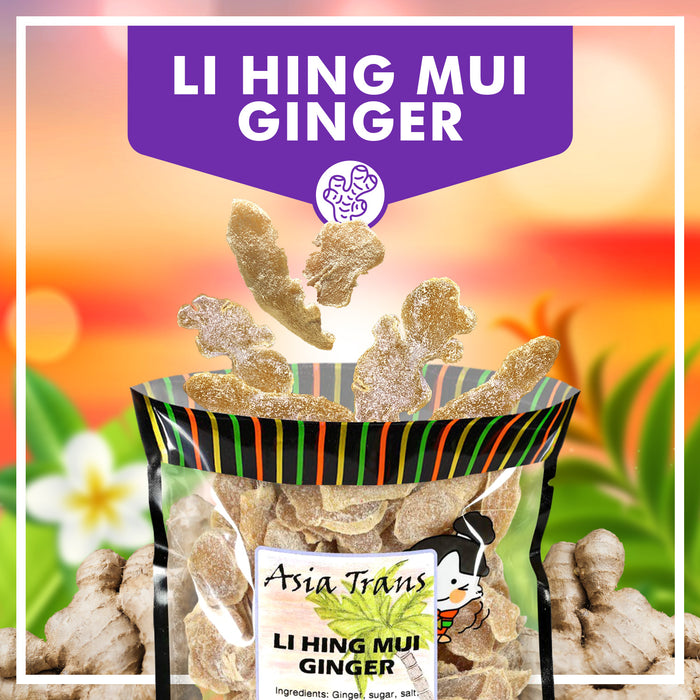 Li Hing Mui Ginger - 2.5 oz or 5 oz