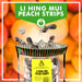 Li Hing Mui Peach Strips - 8.5 oz (Pack of 3)