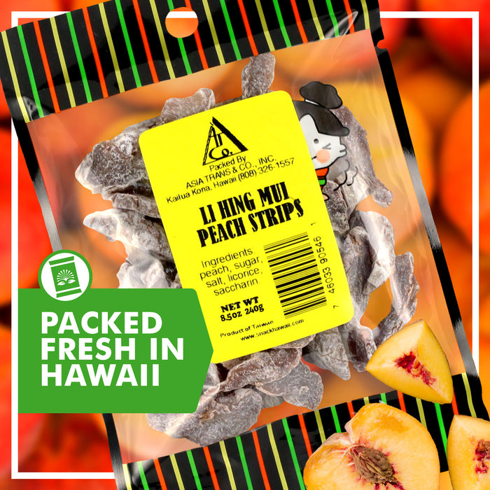 Li Hing Mui Peach Strips
