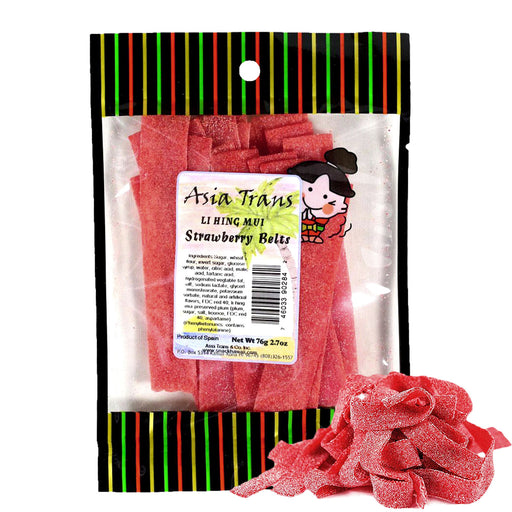 Li Hing Mui Strawberry Belts