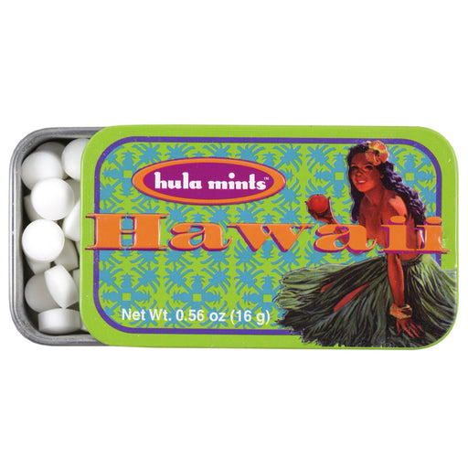 Hawaii Mints Hula Girl Tin - Pack of 12