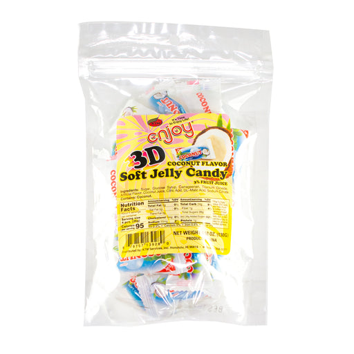 Enjoy 3D Coconut Soft Jelly Candy - 2 pk