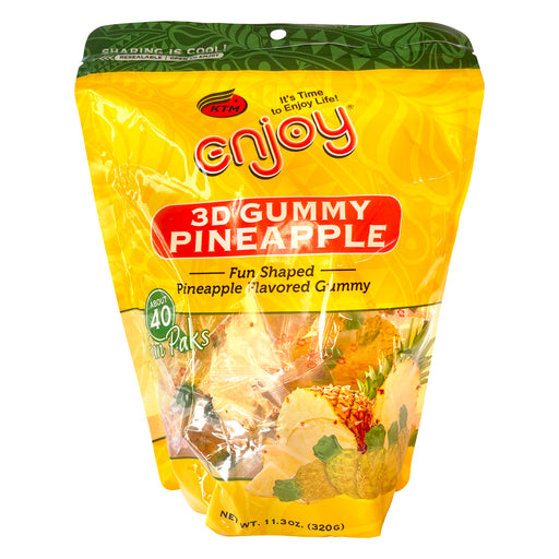 Enjoy Gummy, XD, Pineapple Flavor, Fun Packs - 50 packs, 14.12 oz