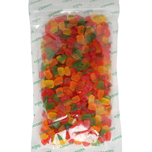 Enjoy Mini Gummy Bears - back of bag