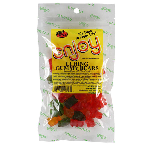 Enjoy Li Hing Gummy Bears - 4 oz bag