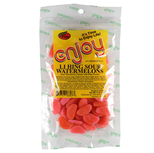Enjoy Li Hing Sour Watermelons - 4 oz or 16 oz